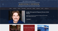 Desktop Screenshot of magnumchorum.org